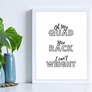 Oh My Quad Print