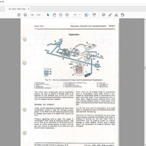 Könnte beinhalten: Ein Schwarzweißdiagramm, das den normalen Schmierölkreislauf für ein synchronisiertes Getriebe veranschaulicht. Das Diagramm zeigt den Ölfluss vom Motor zum Getriebe, einschließlich des Ölfilters und des Ölkühlers. Der Text unter dem Diagramm beschreibt die normalen Betriebsbedingungen des Ölkreislaufs.
