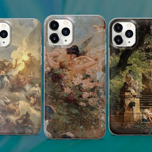 Love in Art Phone Case Renaissance Cover for Iphone 14 13 Etsy