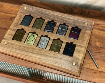 Zippo ホルダー、コレクション用オーガナイザーボックス、Zippo ラック