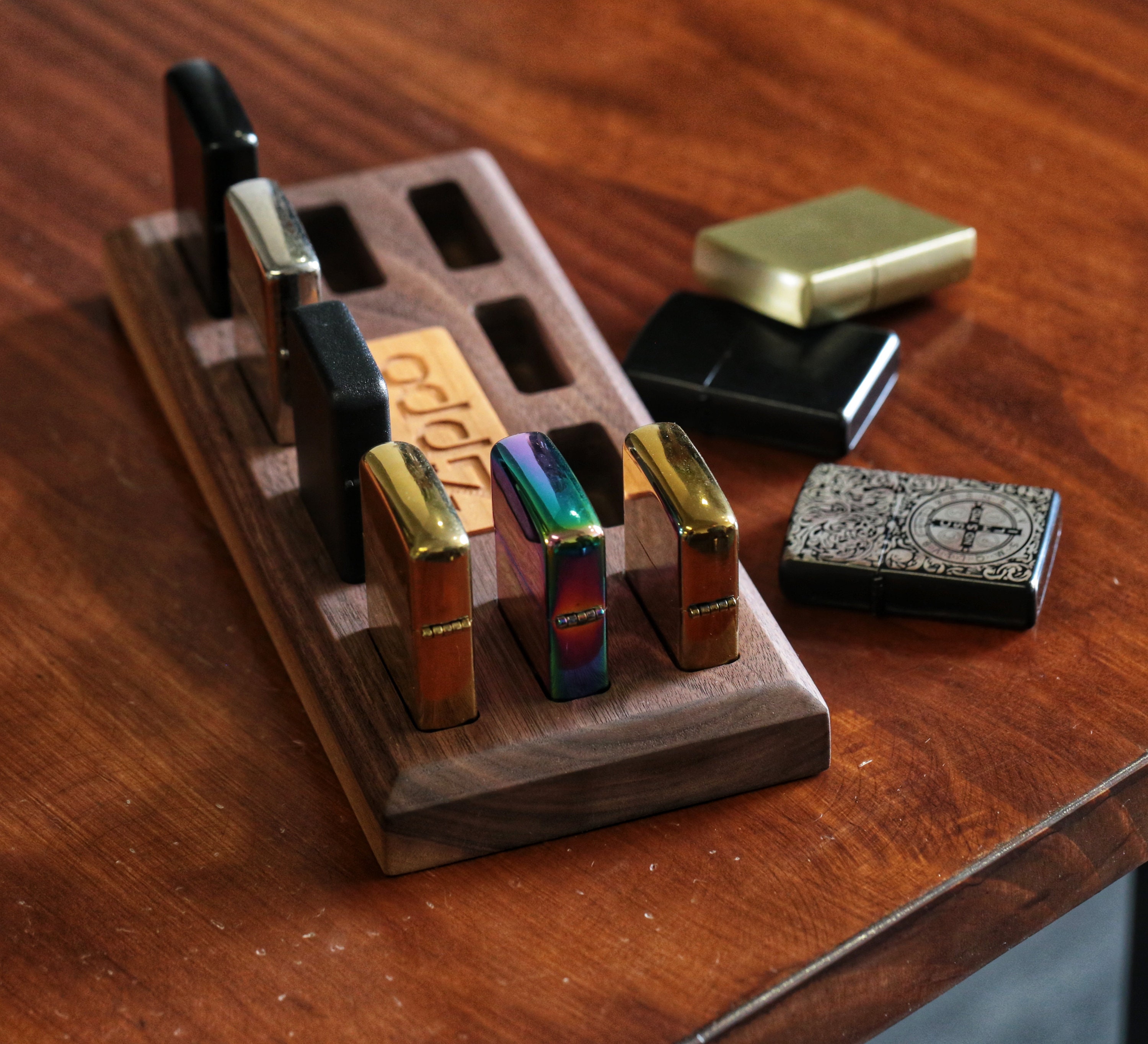 Display Case for 10 Zippo Lighterslighters Boxvertical Zippo Etsy