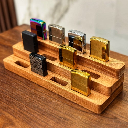 Display Case for 12 Zippo Lighters,detachable Lighters Box