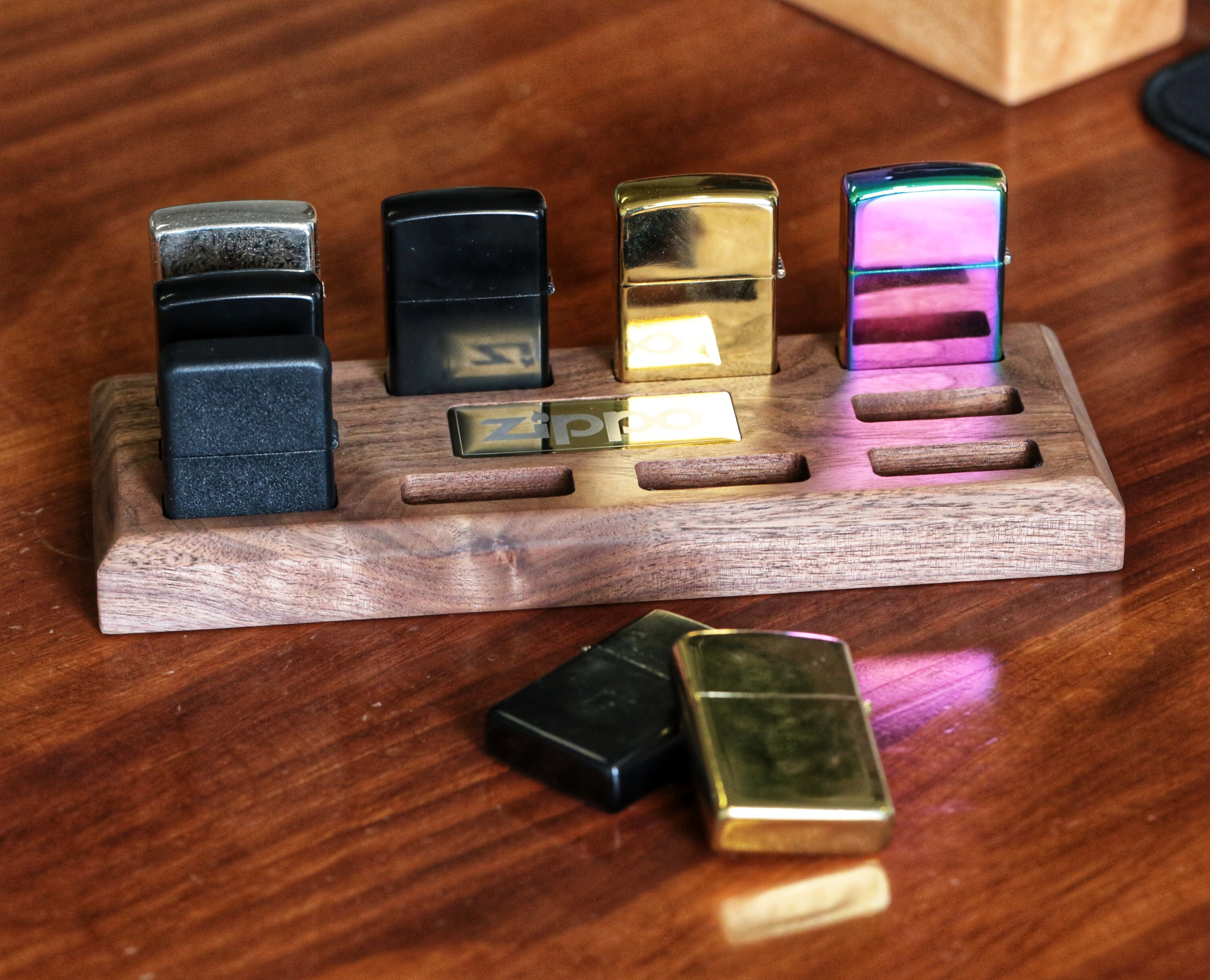 Display Case For10 Zippo Lighterscollectible Organizer Etsy