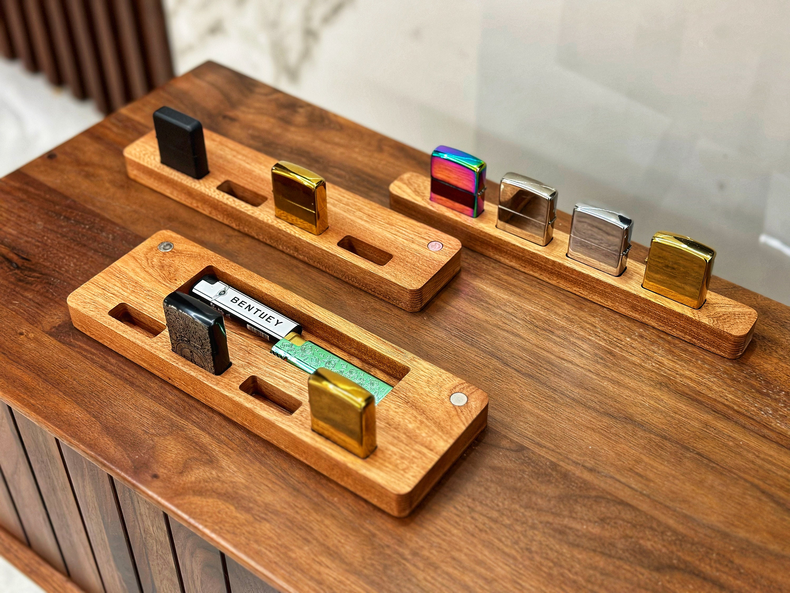 Display Case for 12 Zippo Lighters,detachable Lighters Box