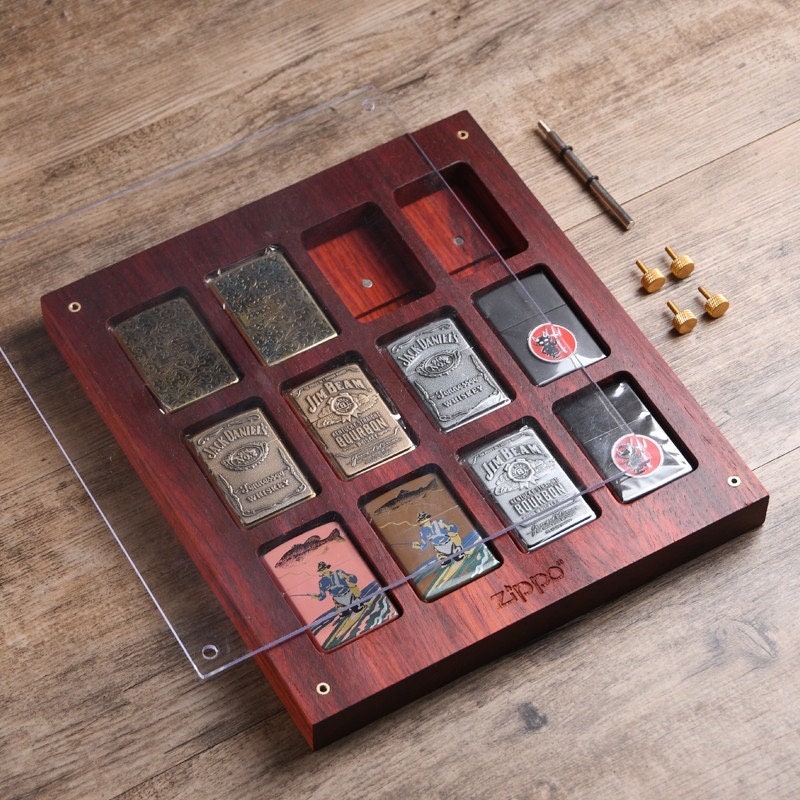 zippo Story Collection 木製コレクション 楽天市場】ZIPPO ライター コレクションケース 三段 木製 一点物