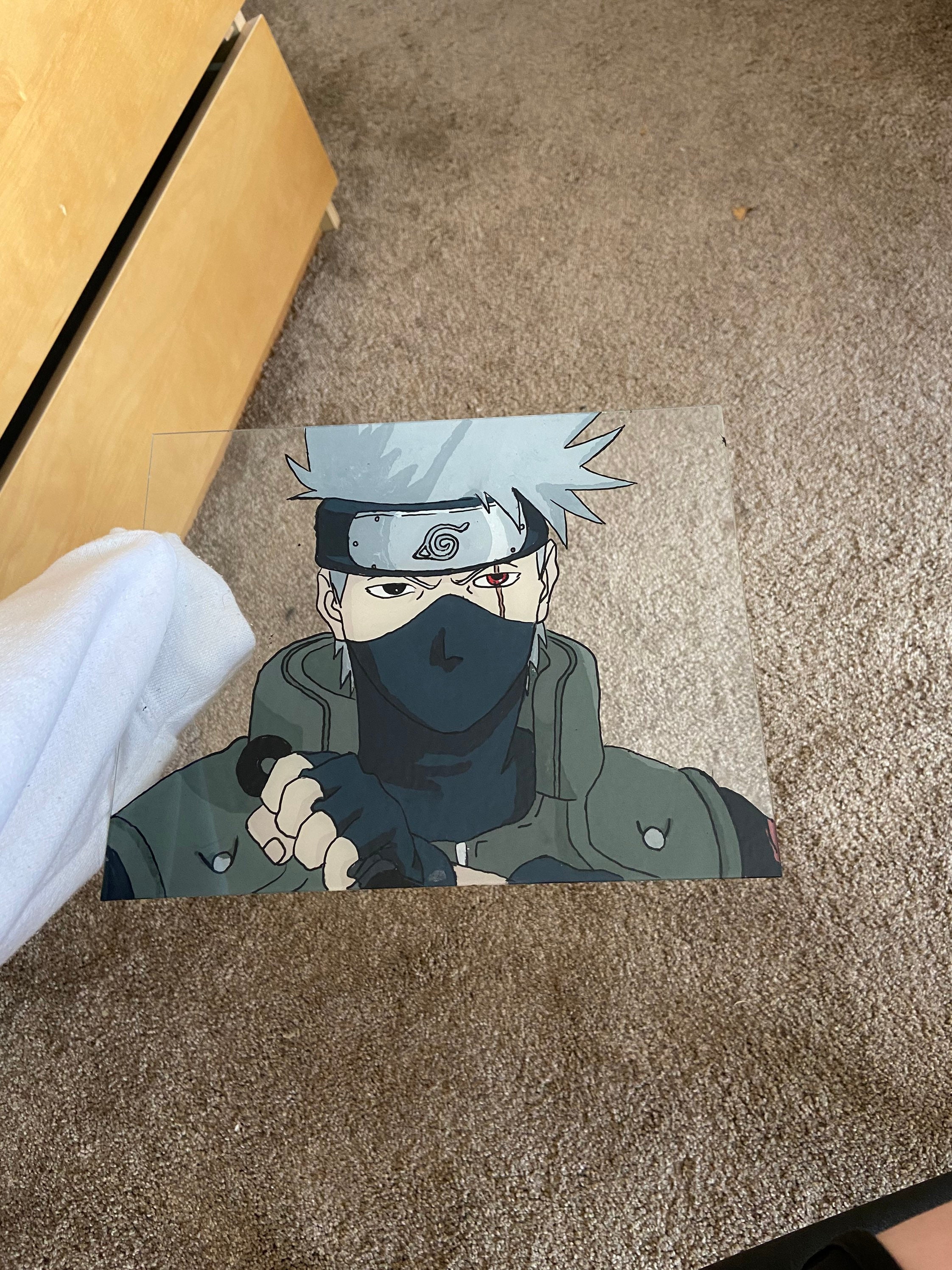  Kakashi Hatake Naruto Drawings Kakashi Hatake Anime Art Poster  Decorative Painting Canvas Wall Art Living Room Posters Bedroom Painting  20×30inch(50×75cm) : לבית ולמטבח