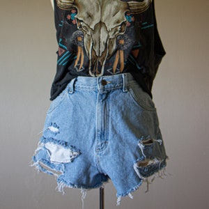 Vintage Lee High-Waisted Denim Shorts
