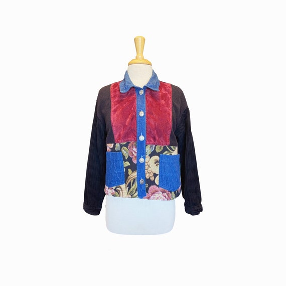 90s Patchwork Jacket - image 1