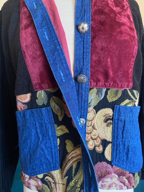 90s Patchwork Jacket - image 4
