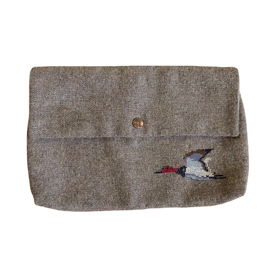 Needlepoint Duck Bag