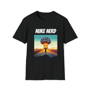 Nuke Nerd Unisex Soft Style T-Shirt Uranium Glass Hunter Apparel Tee