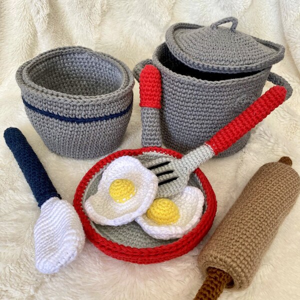 Crochet Kitchen Set Etsy