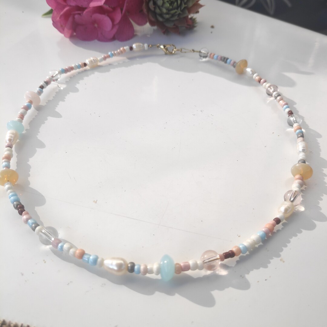 Cartoon Halskette Für Mädchen - Bunte Prinzessinnen-Kette Mit Meerjungfrauen-Charm