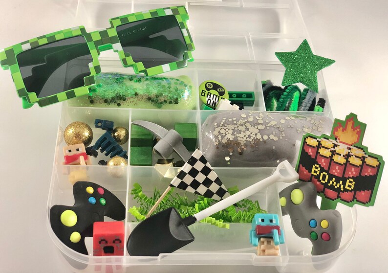 Minecraft Play Dough Kit Etsy