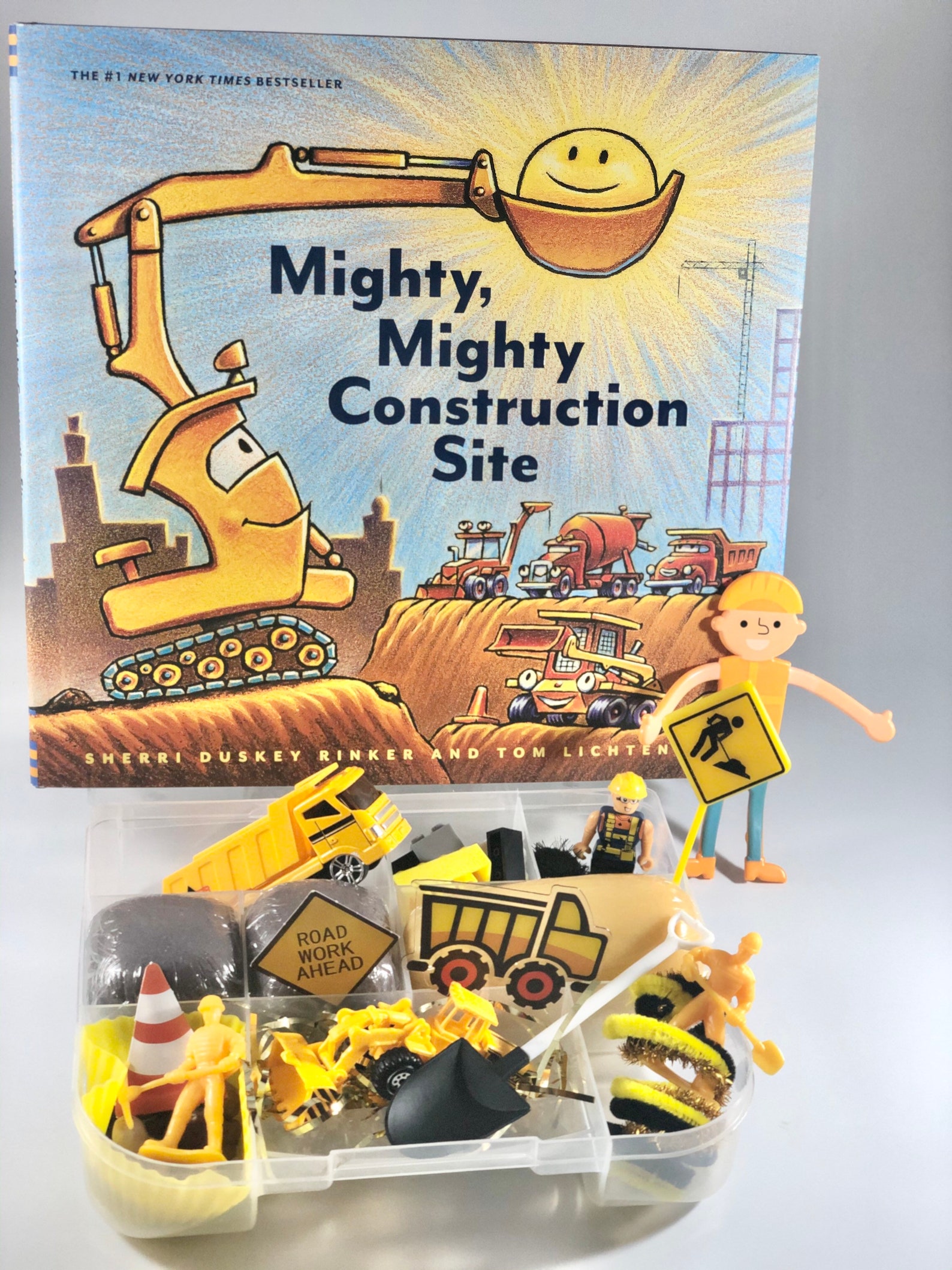 Mighty Mighty Construction Site Play Dough Kit & Story Combo Etsy