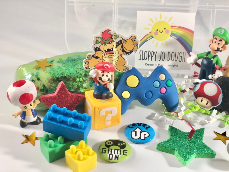 Super Mario Brothers Play Dough Kit