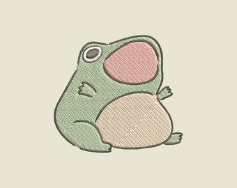 Download Frog Embroidery Etsy