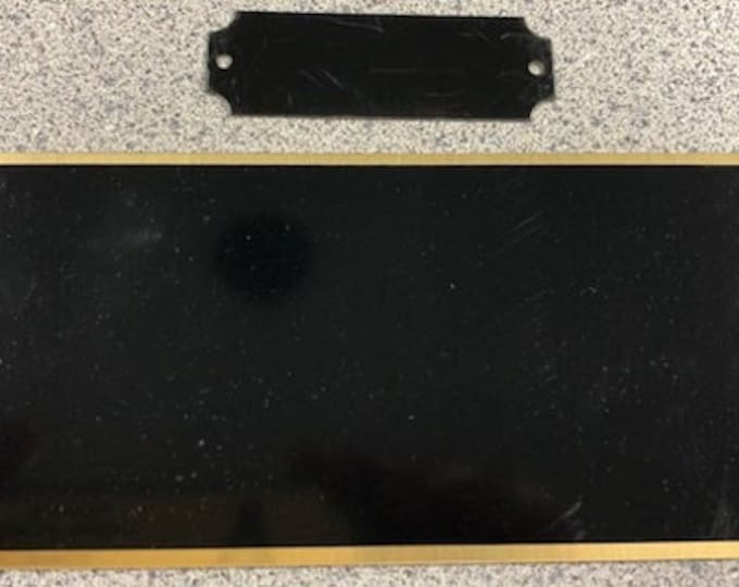Featured listing image: Plaque Plate and Gavel Plate Replacement Set