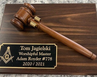 Gavel Plaque w/ Gavel