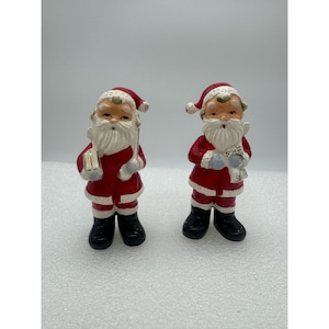 Vintage Santa Claus Salt and Pepper Shakers Christmas Japan