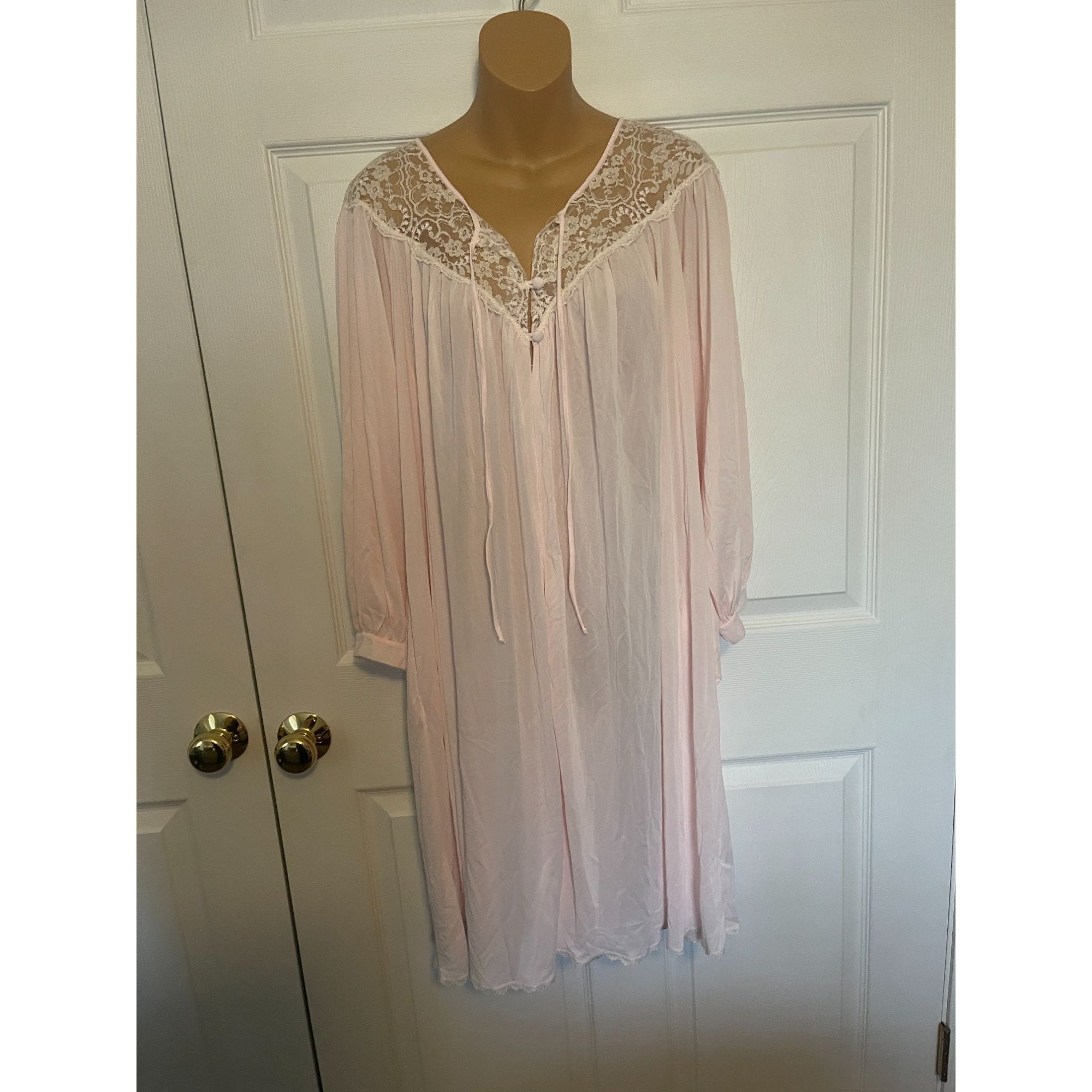 Robe Miss Elaine Rose Douce Dentelle/broderies - Taille L - Neuf Sans étiquettes - Condition Excellente