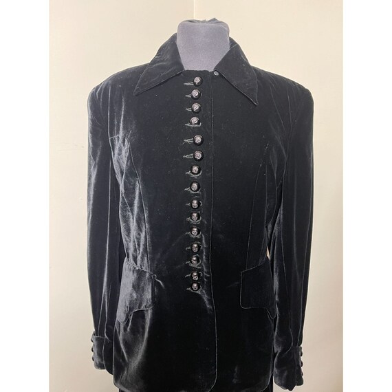 Vintage Zelda Designer Long Black Skirt & Jacket … - image 2