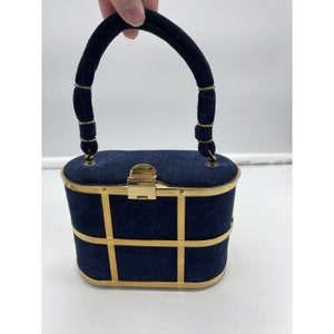 Gold cage cheap purse