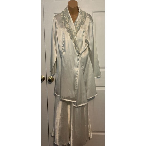 Vintage Victoria's Secret Peignoir Set Robe and N… - image 2