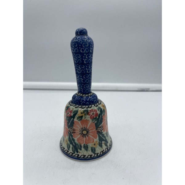 Unikat Polish Pottery Bell Flower Pattern