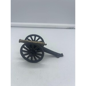 Vintage Miniature Replica Cannon Cast Iron