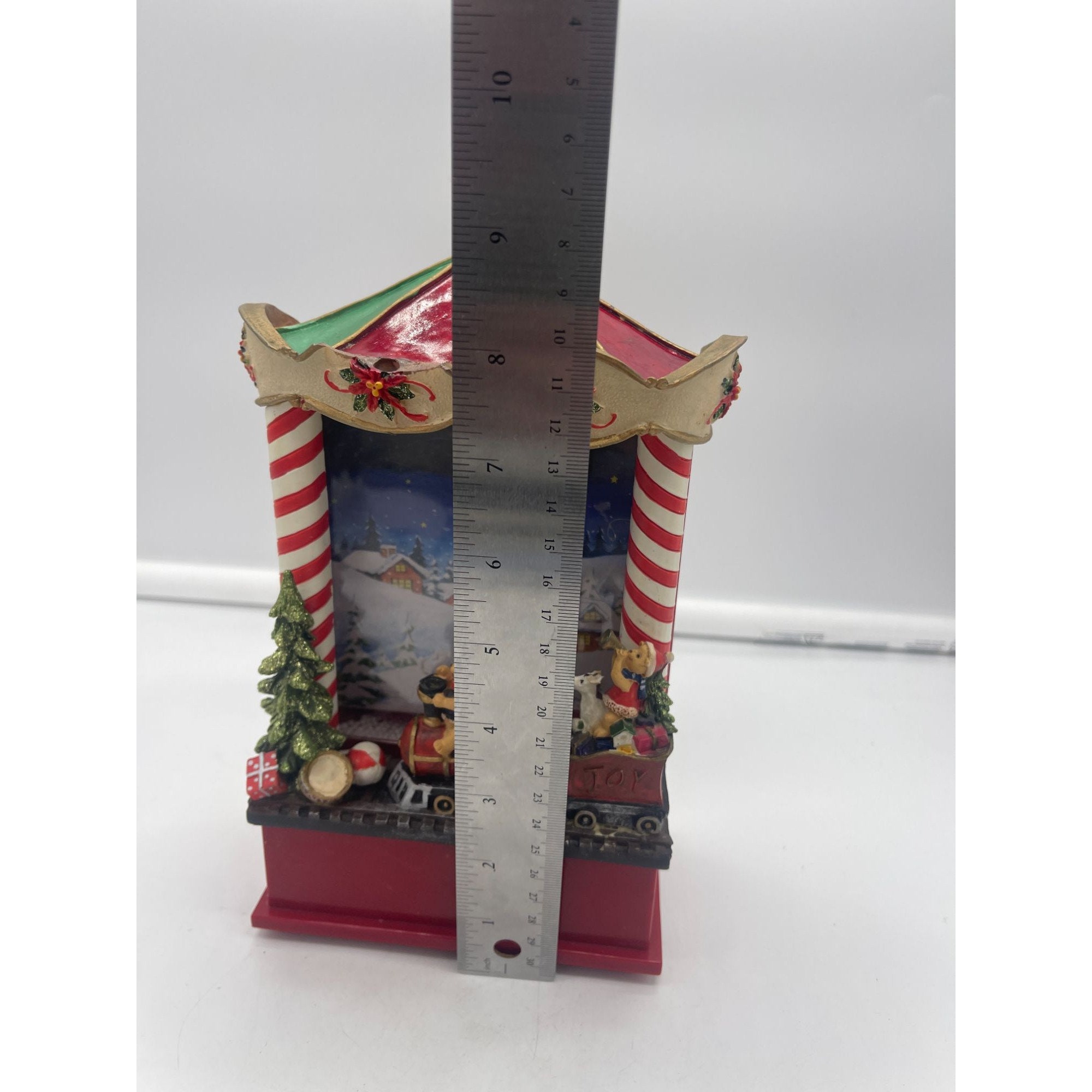 Animated Musical Christmas Decor Snowglobe TESTED Etsy