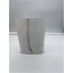 Kosta Boda Bertil Vallien Oval Rainbow Series Glass Vase