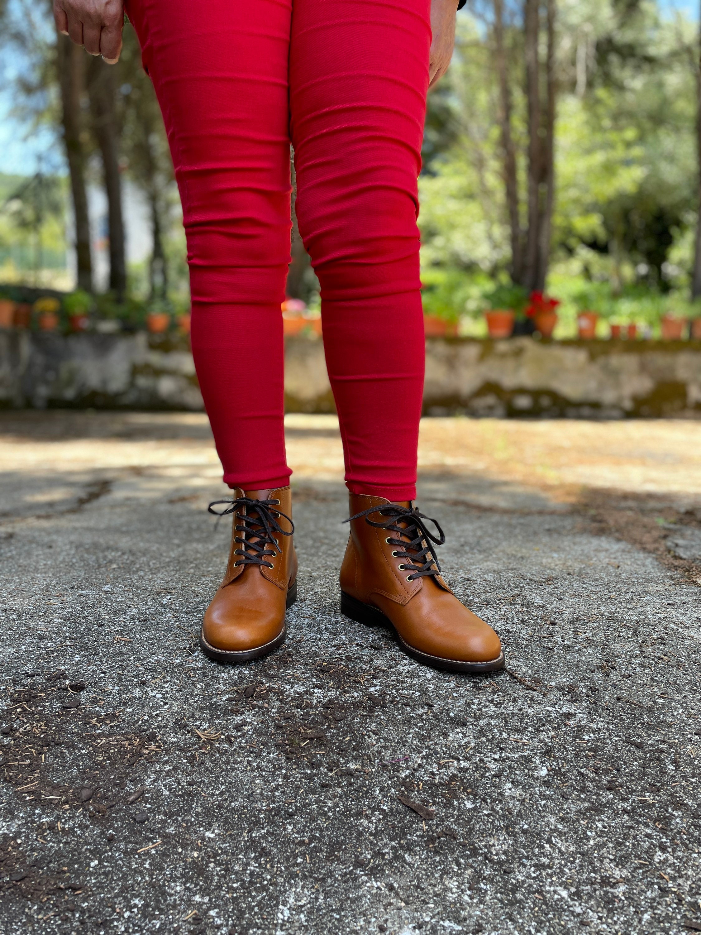 Handmade Leather Boots for Women, Leather Boots, Goodyear Welt Boots