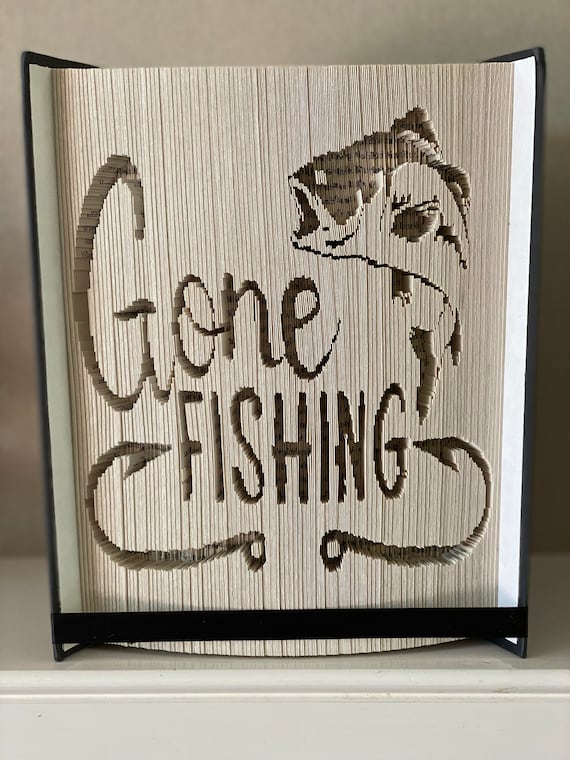 Gone Fishing book folding pattern