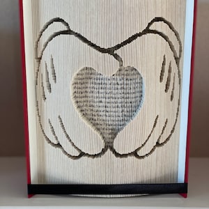 Mickey Hands Book Folding Pattern
