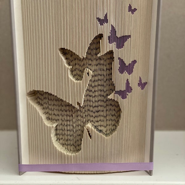 Butterflies book folding pattern