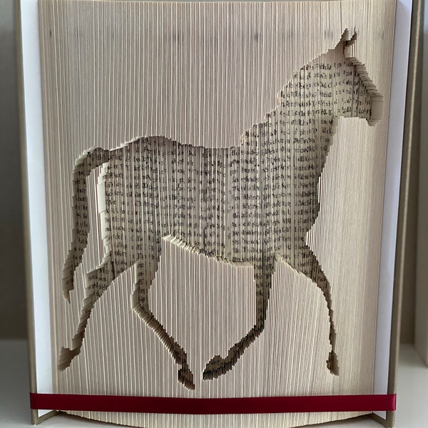 Horse Book Folding Pattern - Etsy