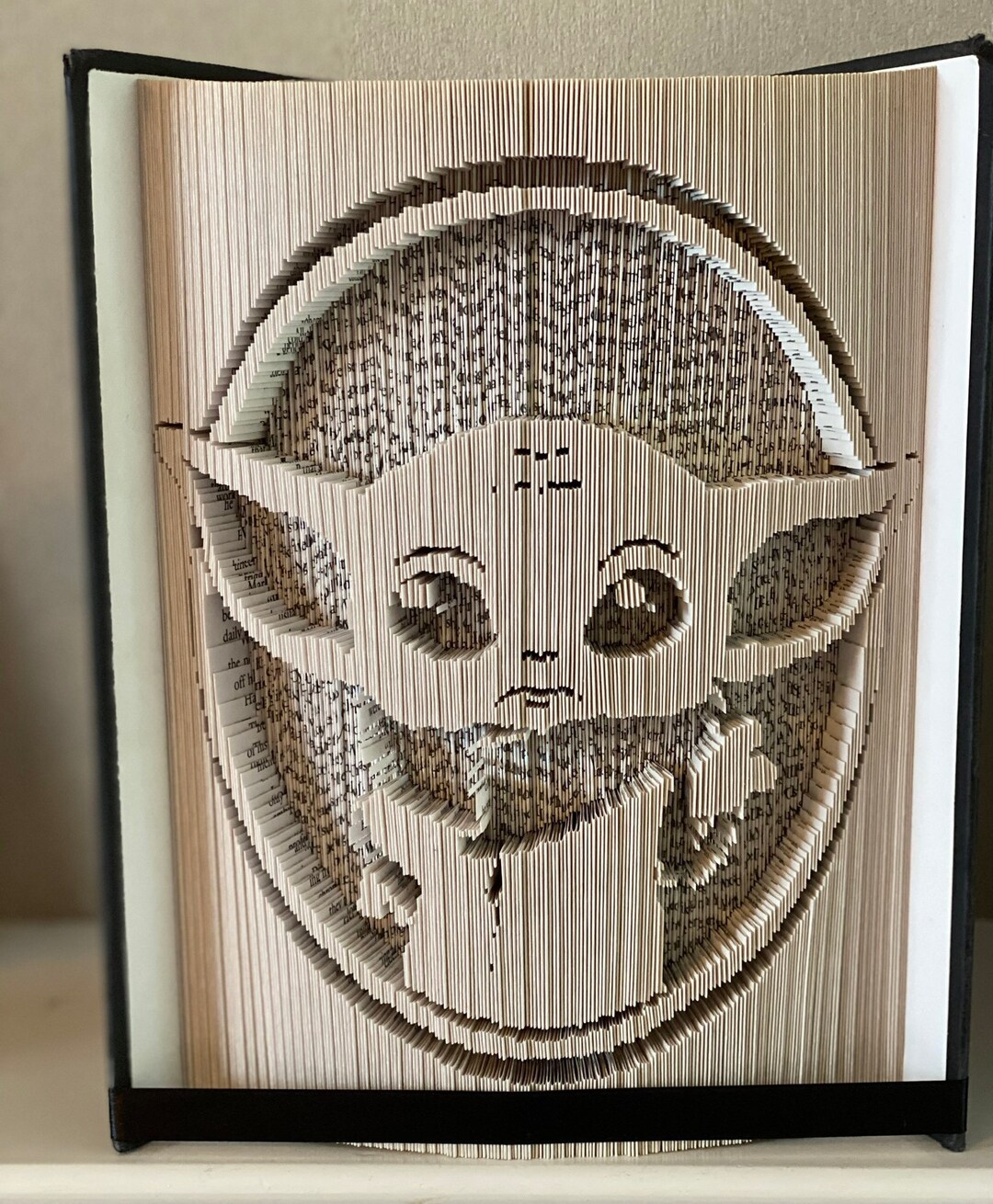 Baby Yoda Book Folding Pattern Etsy