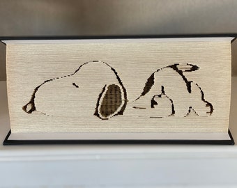 Mönster för vikbara böcker av Snoopy