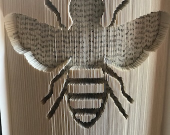 Honey Bee book folding pattern