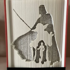 Star Wars Characters book folding pattern