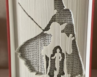 Star Wars Characters book folding pattern