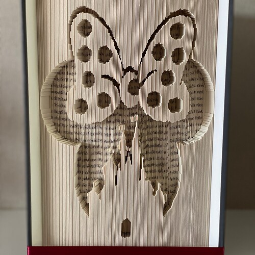 Minnie Mouse Book Folding Pattern