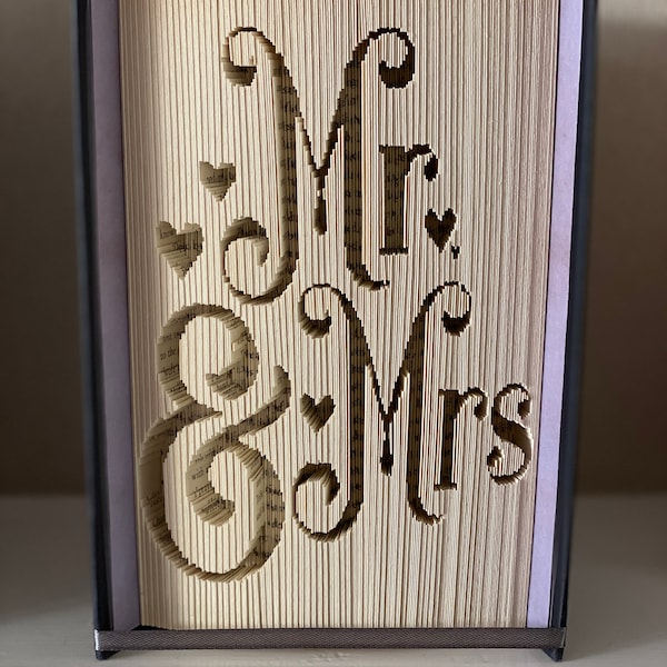 Book Folding Wedding Etsy