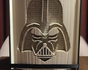 Darth Vadar book folding pattern