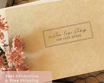 Individueller Logo Stempel, Business Verpackung Stempel