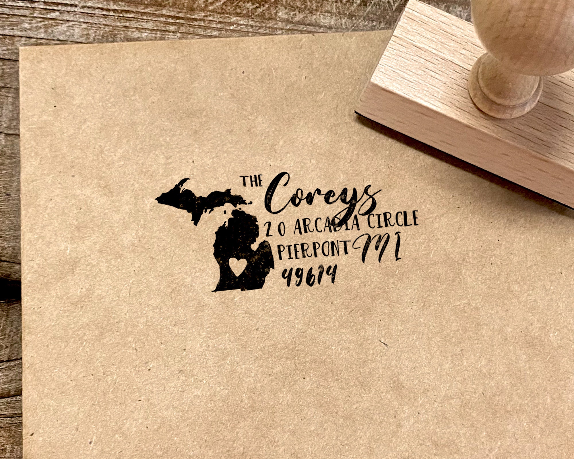 Custom State Return Address Stamp, Personalized Rubber Pennsylvania Customized  Stamp With All 50 States - Yahoo Shopping