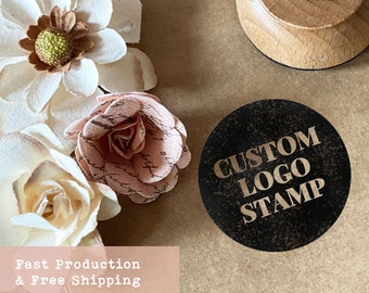 Logo Rubber Stamp, Self Ink Stamp, Rubber Marketing Stamp, Custom Logo