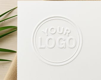 Custom Logo Embosser Stamp for Business Branding | Company Stationery & Envelope Seal