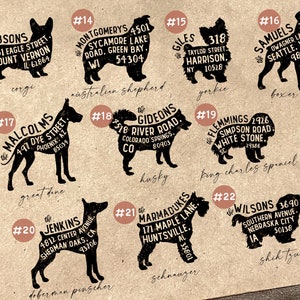 Personalized Dog Stamp, Return Address Dog Stamp, Custom Golden Retreiver Dog Gift, Self-Ink or Rubber Stamp image 3